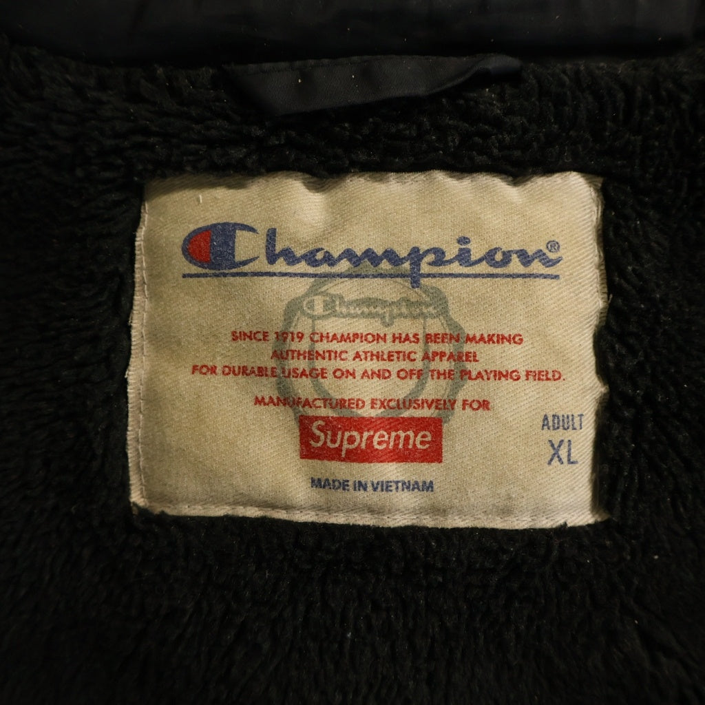 SUPREME(シュプリーム) ×Champion Label Coaches Jacket チャンピオン レーベル コーチジャケット ブラック