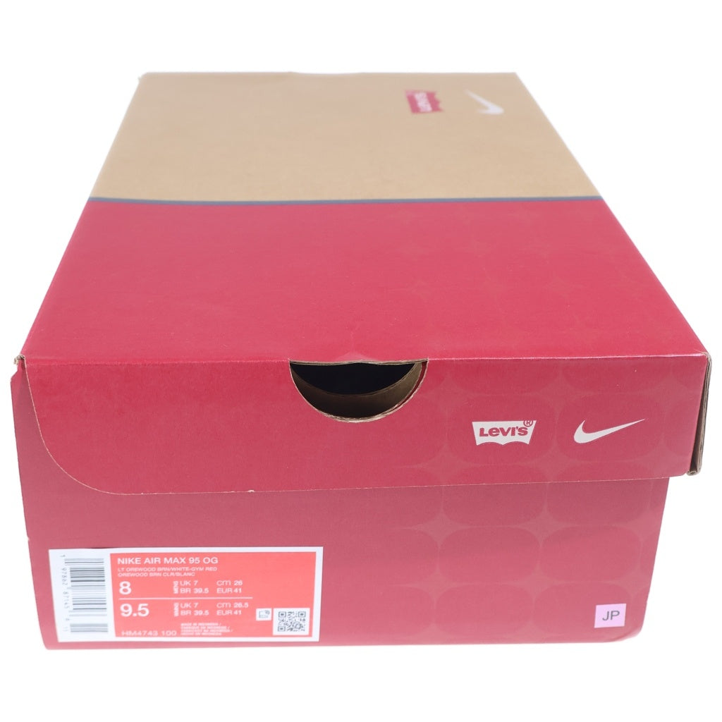 NIKE(ナイキ) ×LEVI'S AIR MAX 95 OG DENIM WHITE リーバイス エアマックス95 デニムホワイト ローカットスニーカー ホワイト US8/26cm HM4743-100