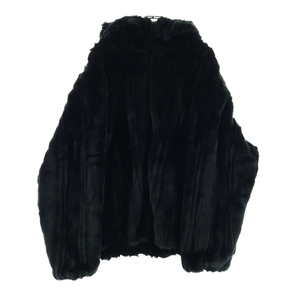 SUPREME(シュプリーム) 24AW Faux Fur Hooded Jacket GORE-TEX WINDSTOPPER フェイクファー ゴアテックス ウィンドストッパー フーデッド ジャケット ブラック