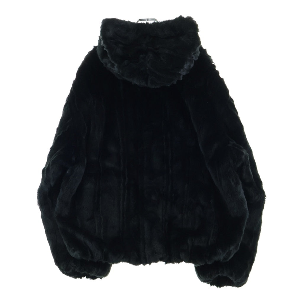 SUPREME(シュプリーム) 24AW Faux Fur Hooded Jacket GORE-TEX WINDSTOPPER フェイクファー ゴアテックス ウィンドストッパー フーデッド ジャケット ブラック