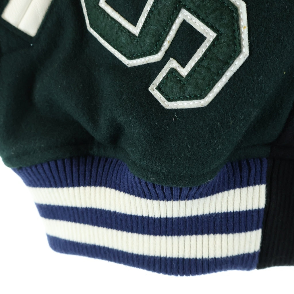 SUPREME(シュプリーム) 24SS ×MM6 Maison Margiela Split Varsity Jacket エムエムシックス メゾンマルジェラ スプリット バーシティ ジャケット ブルゾン スタジャン マルチ