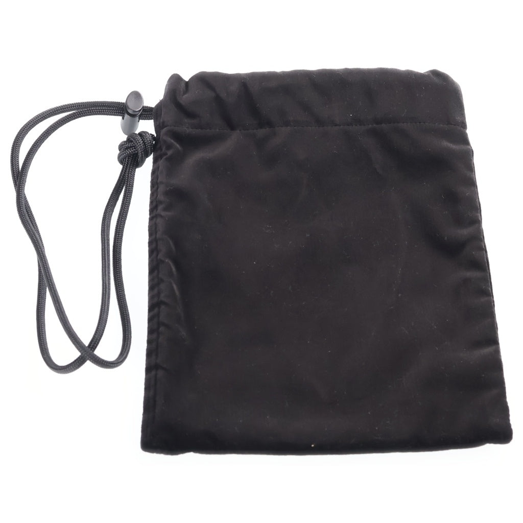 WACKO MARIA(ワコマリア) 25AW VELVET DRAWSTRING BAG ベルベット ドローストリング バッグ ブラック 25AW-WMA-BG17