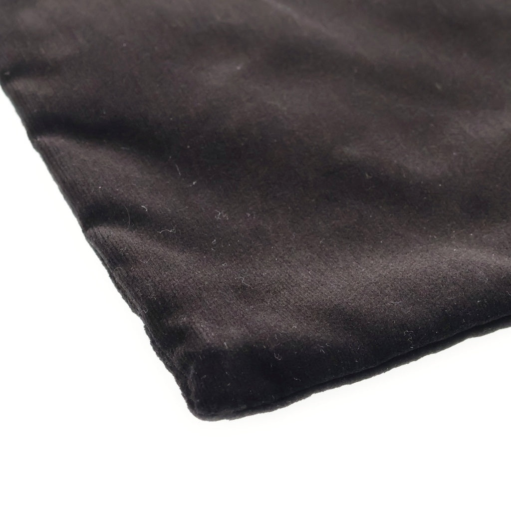 WACKO MARIA(ワコマリア) 25AW VELVET DRAWSTRING BAG ベルベット ドローストリング バッグ ブラック 25AW-WMA-BG17