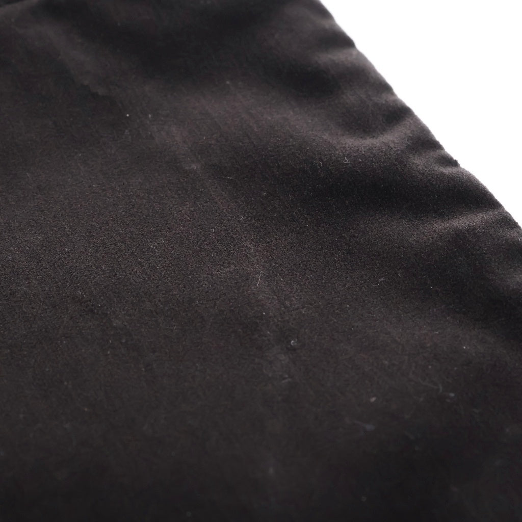 WACKO MARIA(ワコマリア) 25AW VELVET DRAWSTRING BAG ベルベット ドローストリング バッグ ブラック 25AW-WMA-BG17