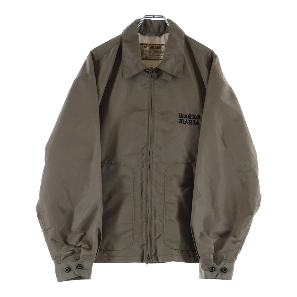 WACKO MARIA(ワコマリア) 24SS ×McGREGOR マクレガー ナイロンジャケット ブラウン 24SS-WMO-MC01