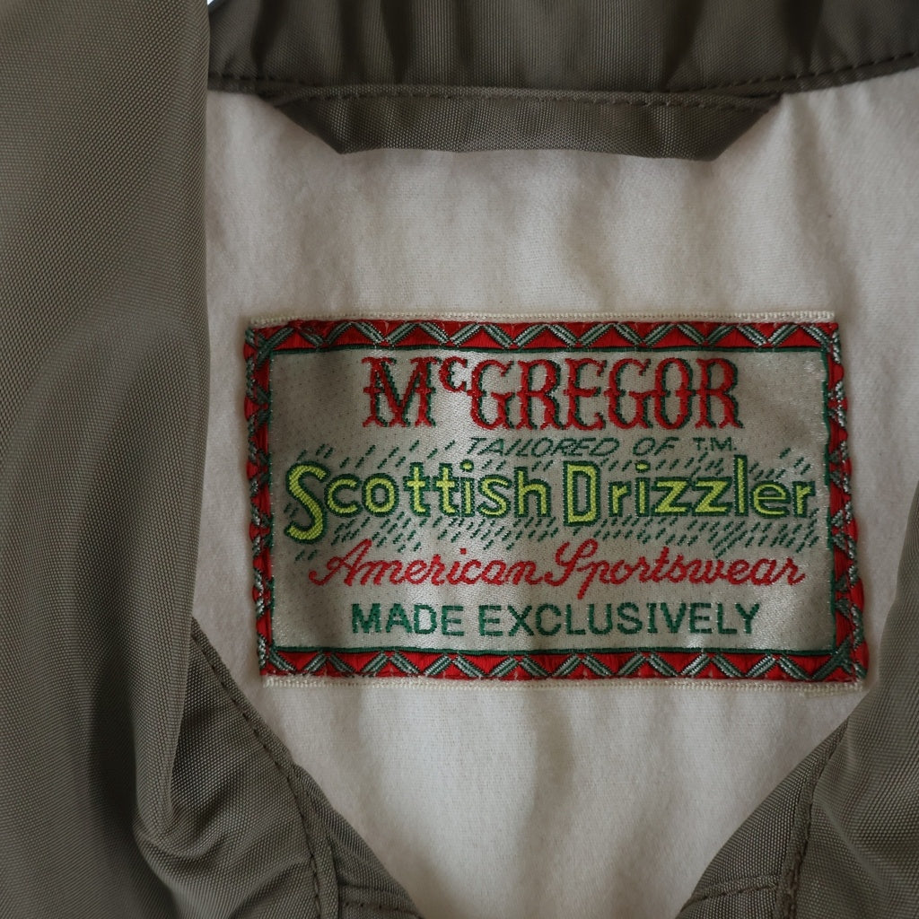 WACKO MARIA(ワコマリア) 24SS ×McGREGOR マクレガー ナイロンジャケット ブラウン 24SS-WMO-MC01