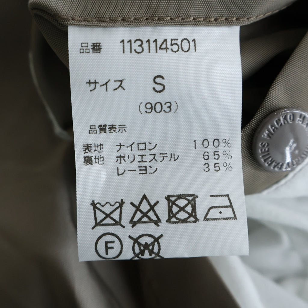 WACKO MARIA(ワコマリア) 24SS ×McGREGOR マクレガー ナイロンジャケット ブラウン 24SS-WMO-MC01