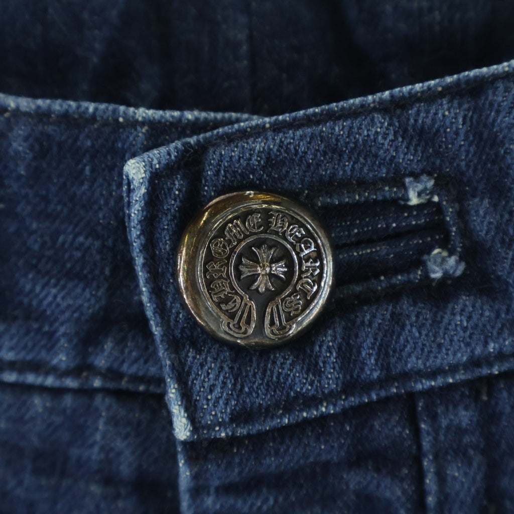 CHROME HEARTS(クロムハーツ) OLD FLEURKNEE DNM PANTS オールド フレアニー デニムパンツ インディゴ