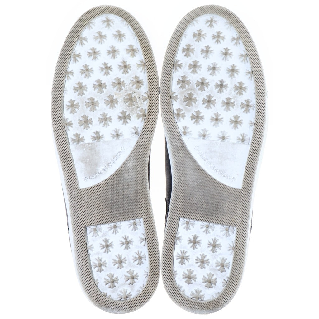 CHROME HEARTS(クロムハーツ) DAGGER MID TOP ミッドトップ ダガー装飾サイドゴアハイカットレザースニーカー ブラック