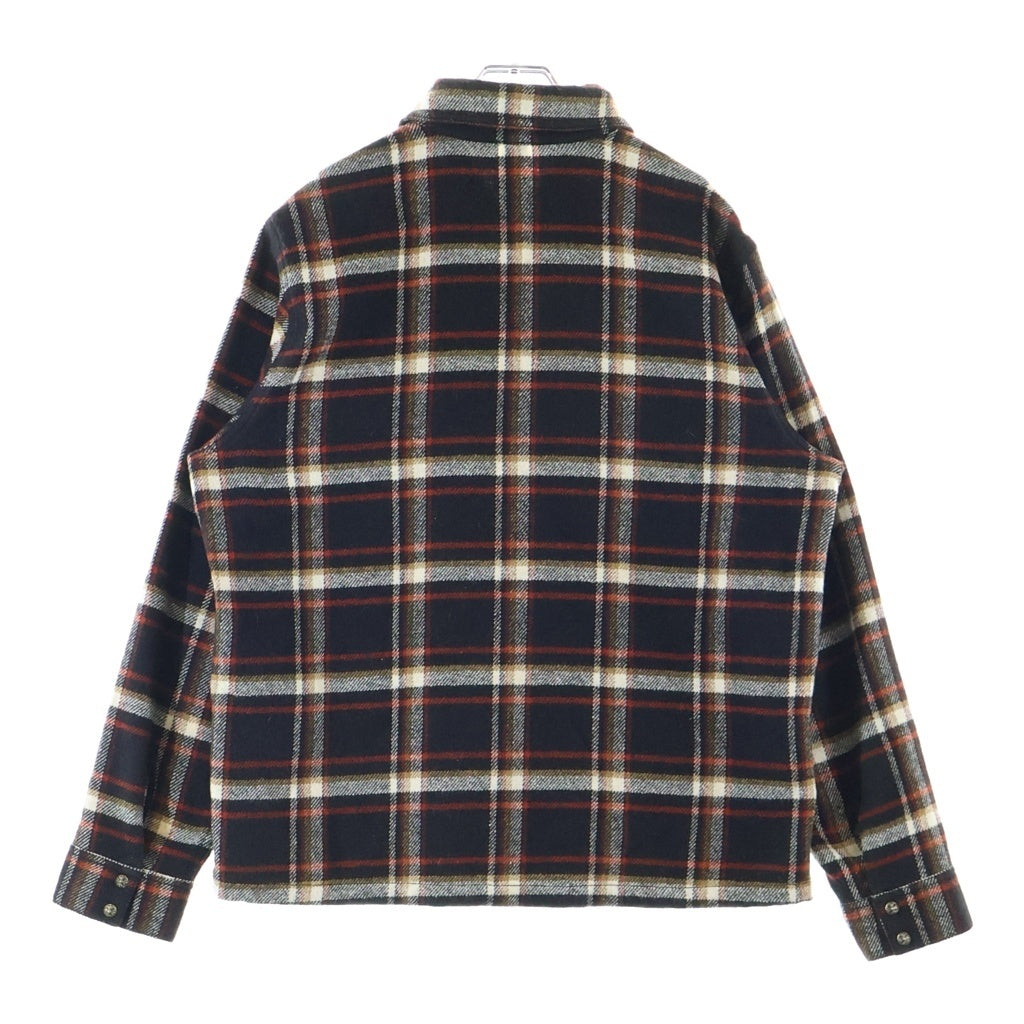 CHROME HEARTS(クロムハーツ) Y NOT WORK DOG ワークドッグ クロスボタンチェック柄フランネルシャツ ブラック/レッド