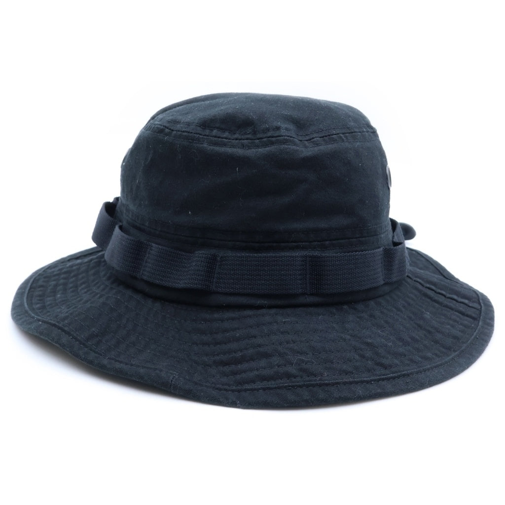SUPREME(シュプリーム) 24SS Washed Canvas Boonie ボックスロゴデザイン ウォッシュドキャンバス ブー二ー バケットハット ブラック