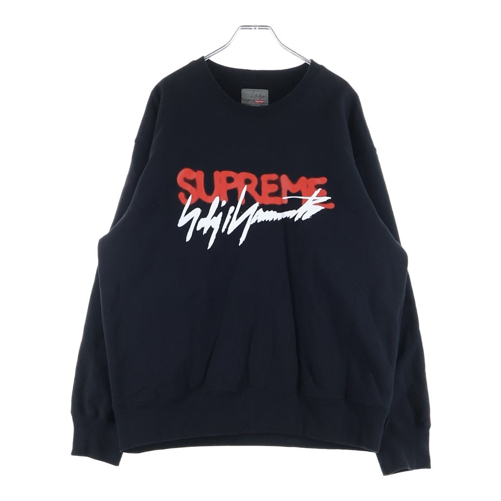SUPREME(シュプリーム) 20AW x Yohji Yamamoto Crewneck ヨウジヤマモト クルーネック スウェットトレーナー ブラック