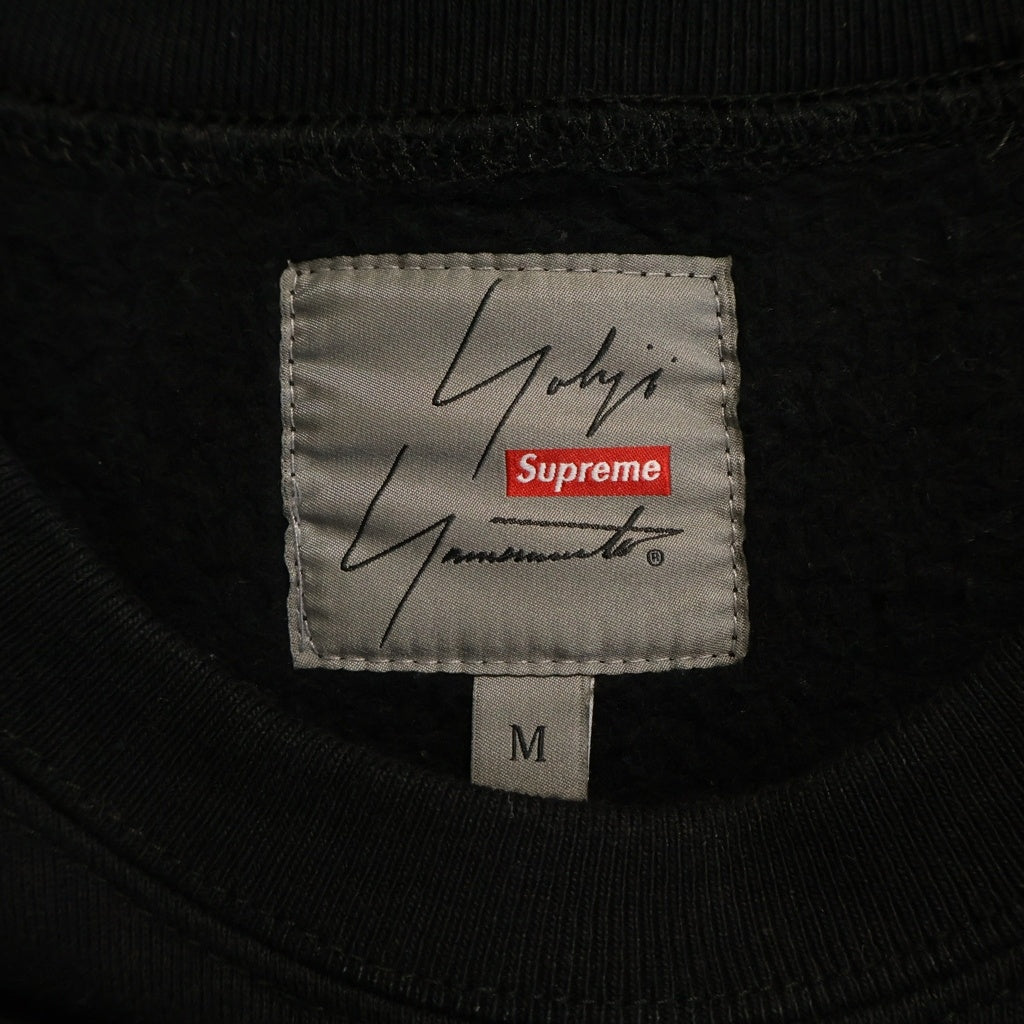 SUPREME(シュプリーム) 20AW x Yohji Yamamoto Crewneck ヨウジヤマモト クルーネック スウェットトレーナー ブラック