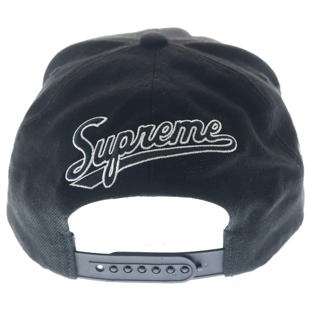 SUPREME(シュプリーム) 26SS World Famous S Logo Cap ワールドフェイマス Sロゴデザイン 6パネル ベースボールキャップ ブラック