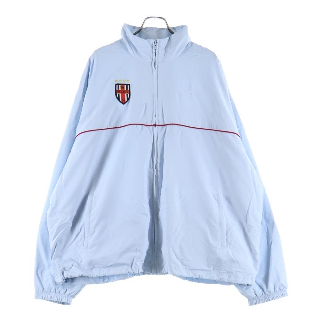 SUPREME(シュプリーム) 26AW Cross Track Jacket バッククロスロゴデザイン ジップアップ ナイロン ジャケット ライトブルー