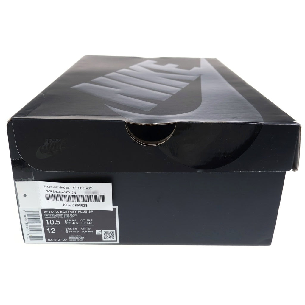 NIKE(ナイキ) 26AW ×Supreme MAX 2001 AIR ECSTASY IM7412-100 シュプリーム エアマックス2001 エアエクスタシー ローカットスニーカー ホワイト/ブルー US10.5/28.5cm