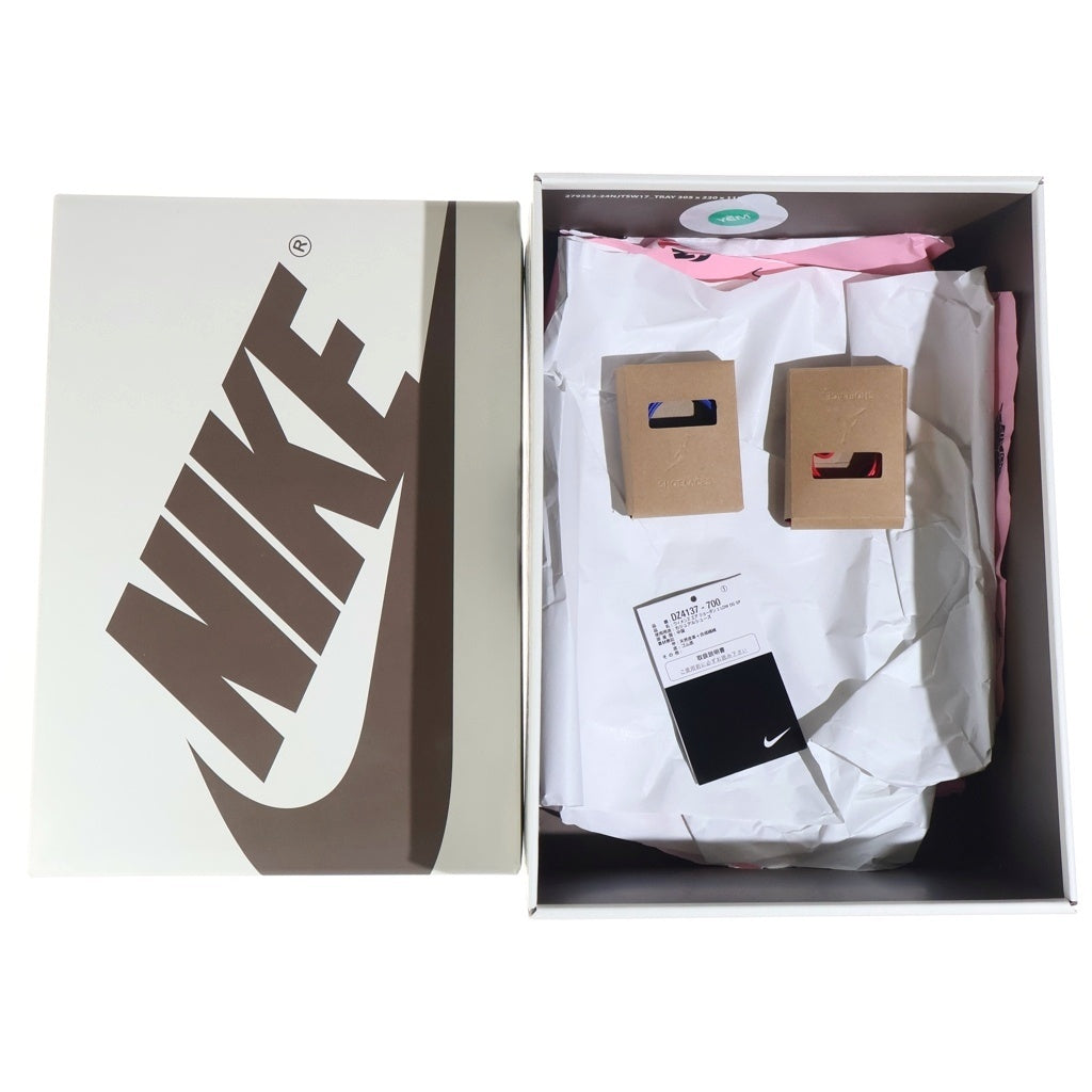 NIKE(ナイキ) ×TRAVIS SCOTT WMNS AIR JORDAN 1 RETRO LOW OG CANARY DZ4137-700 トラヴィススコット ウィメンズ エアジョーダン1 カナリー ローカットスニーカー イエロー/ホワイト US10.5/27.5cm