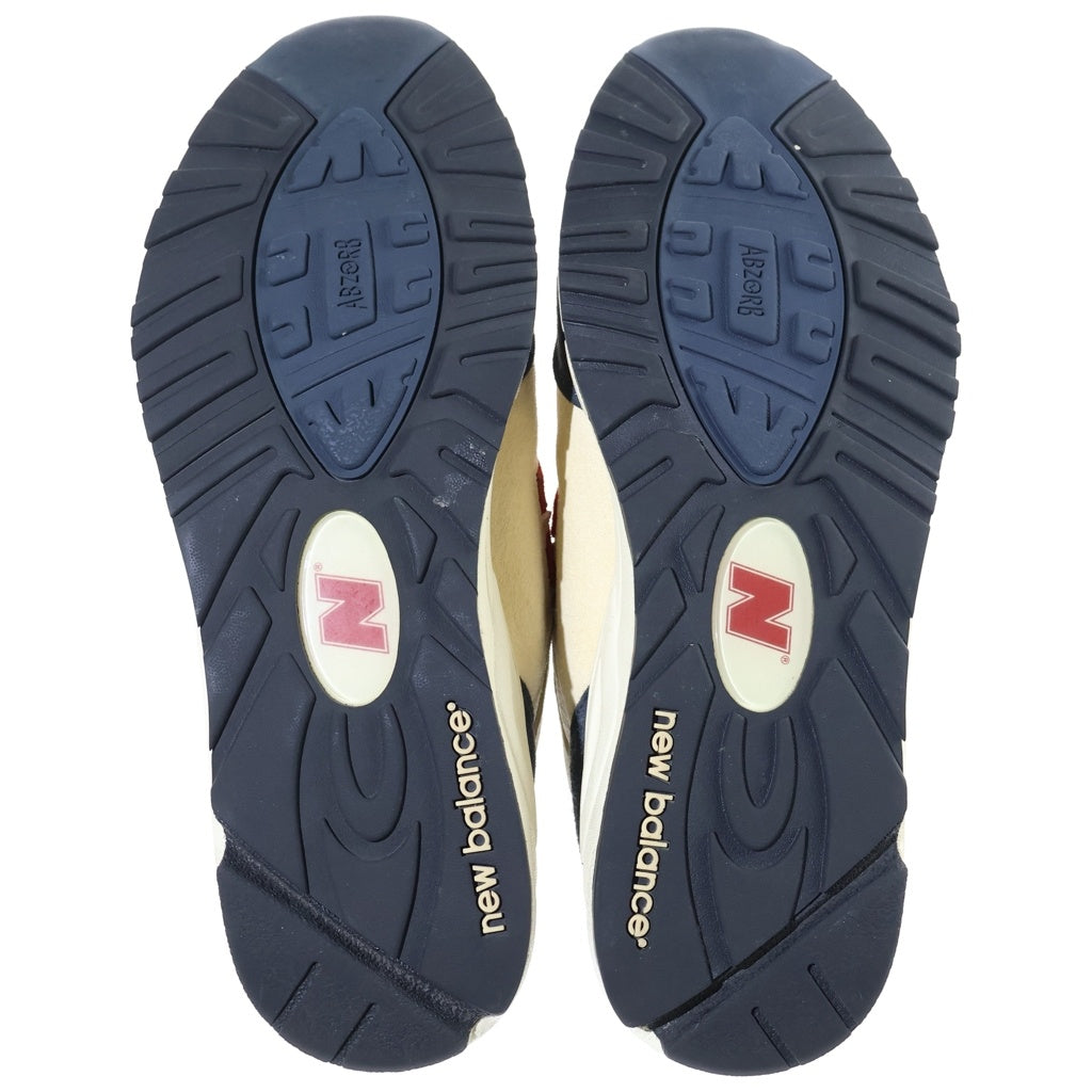 New Balance(ニューバランス) 990V2 異素材ドッキング ローカットスニーカー ホワイト/ネイビー US8.5/26.5cm M990TA2
