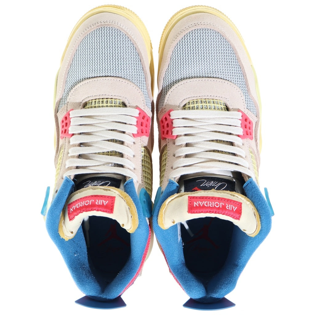 NIKE(ナイキ) ×UNION AIR JORDAN 4 GUAVA ICE ユニオン エアジョーダン4 グァバアイス ハイカットスニーカー マルチ US9/27cm DC9533-800