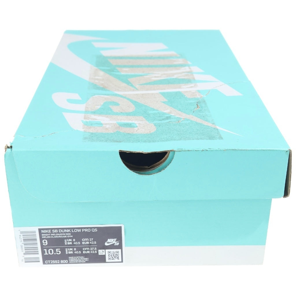 NIKE(ナイキ) ×Strangelove Dunk Low CT2552-800 ストレンジラブ SB ダンク ロー ローカットスニーカー ピンク US9/27.0cm