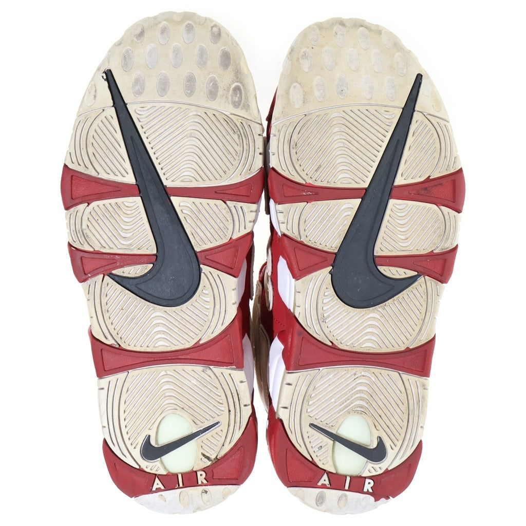 NIKE(ナイキ) ×SUPREME AIR MORE UPTEMPO 902290-600 シュプリーム エアモアアップテンポ モアテン ハイカットスニーカー レッド/ホワイト US9/27cm