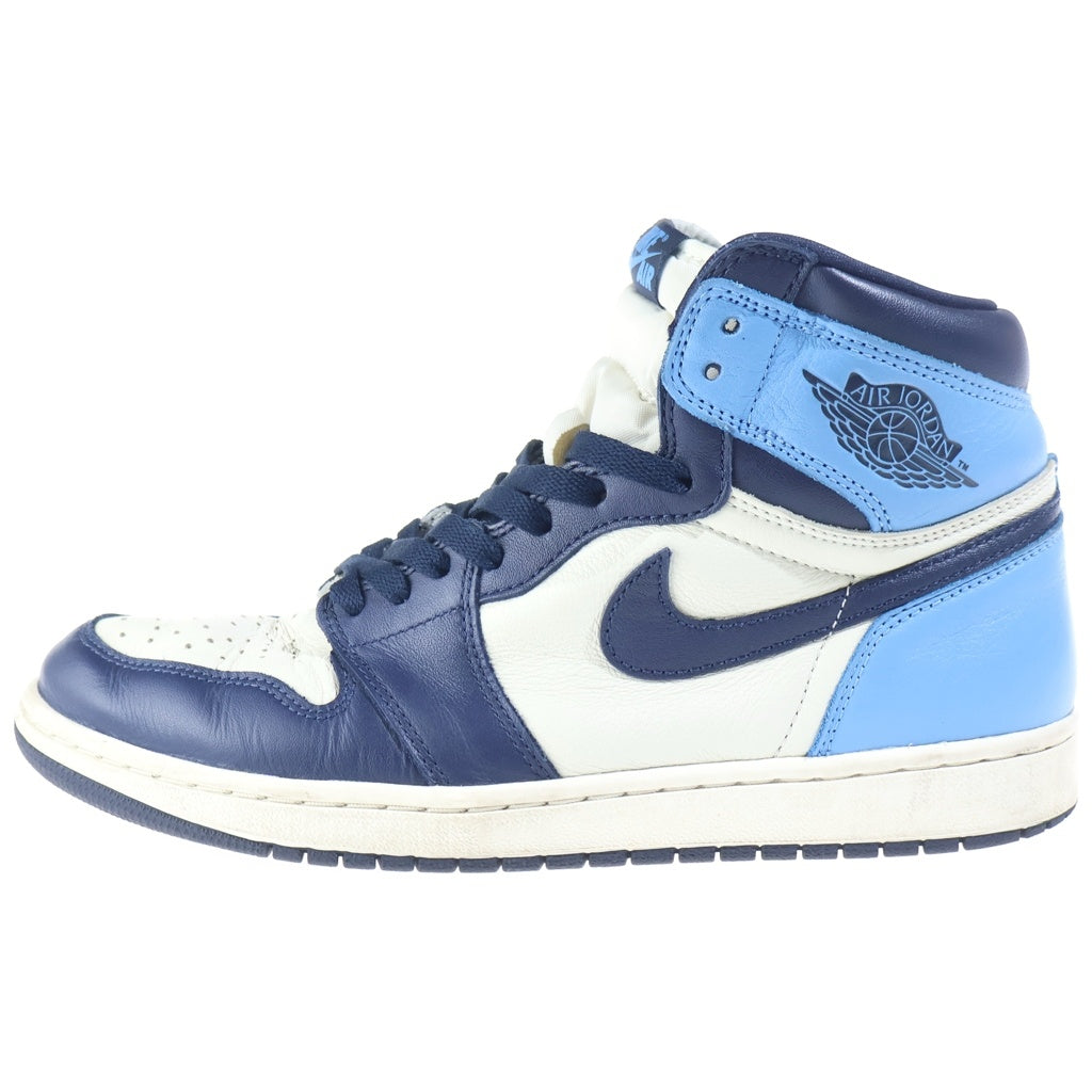 NIKE(ナイキ) AIR JORDAN 1 HIGH OG Obsidian 555088-140 エアジョーダン1 ハイ オブシディアン ハイカットスニーカー ブルー US9.5/27.5cm