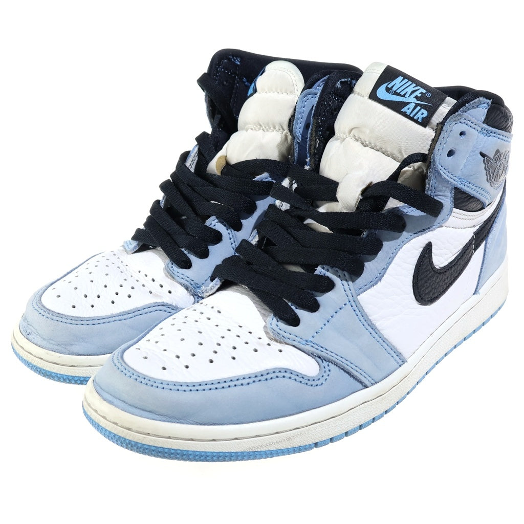 NIKE(ナイキ) AIR JORDAN 1 HIGH OG 555088-134 エアジョーダン1 ハイカットスニーカー ホワイト/ブルー US9/27cm