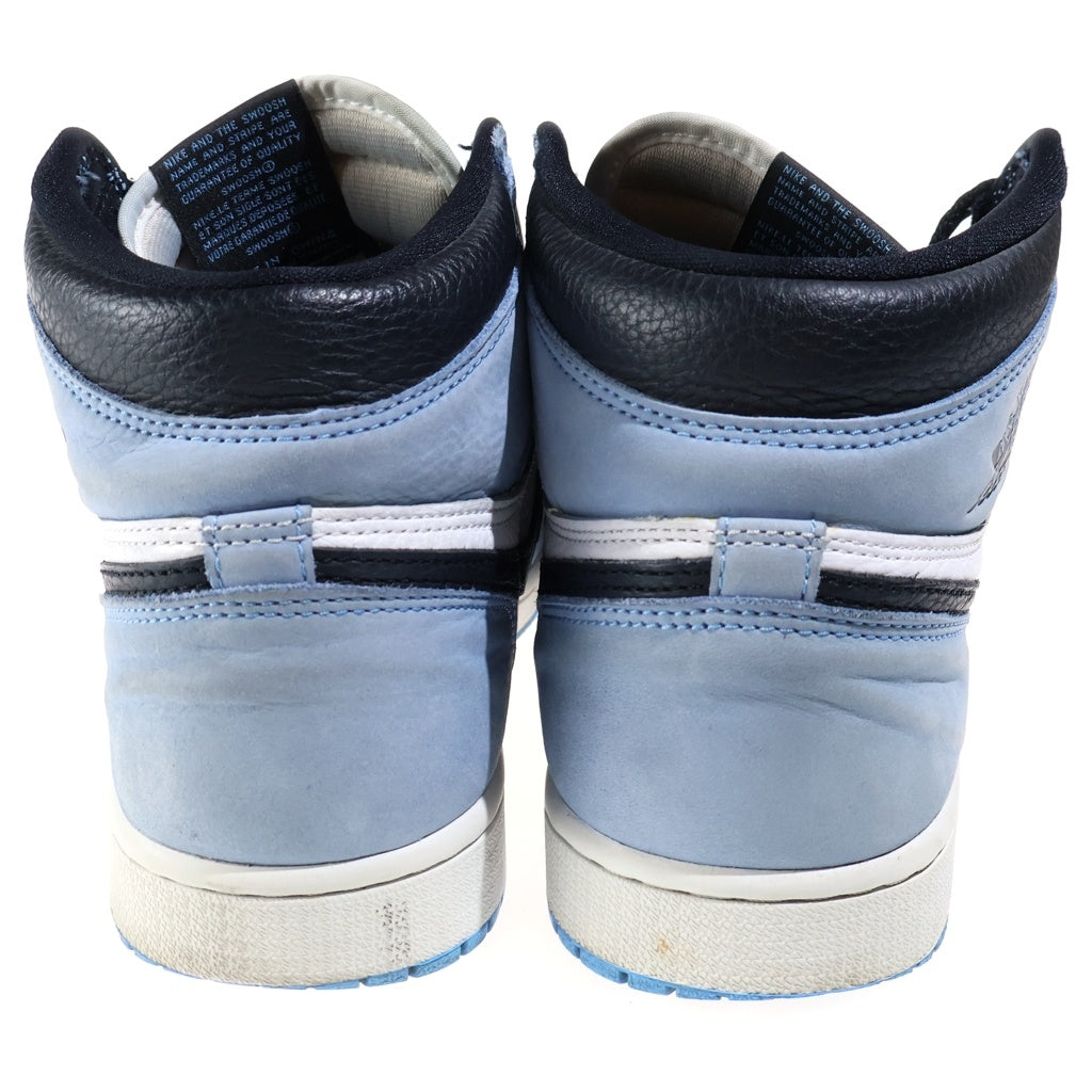 NIKE(ナイキ) AIR JORDAN 1 HIGH OG 555088-134 エアジョーダン1 ハイカットスニーカー ホワイト/ブルー US9/27cm