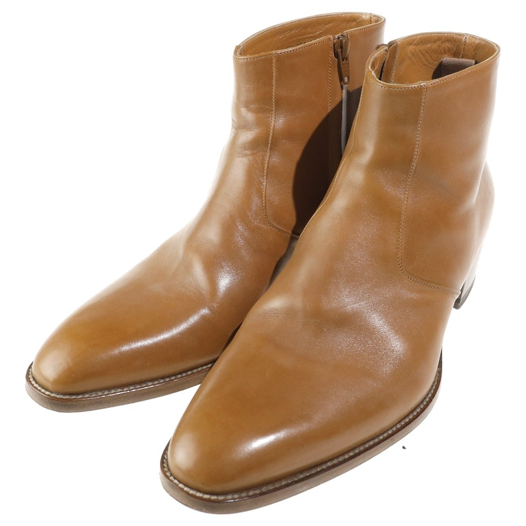SAINT LAURENT PARIS(サンローランパリ) ZIP UP BOOTS ジップアップブーツ ブラウン 379756