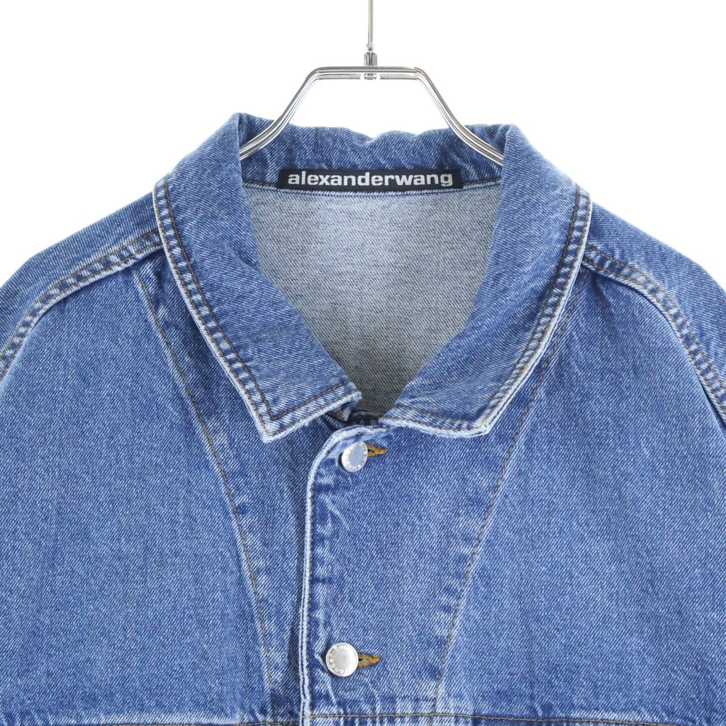 ALEXANDER WANG(アレキサンダーワン) Denim Jacket デニムジャケット ウォッシュ加工 インディゴ