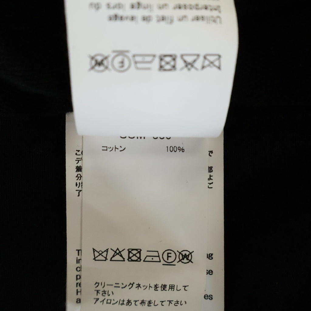 Sacai(サカイ) 26SS Cotton Jersey T-Shirt コットン ジャージー クルーネック 半袖Tシャツ カットソー ブラック SCM-336