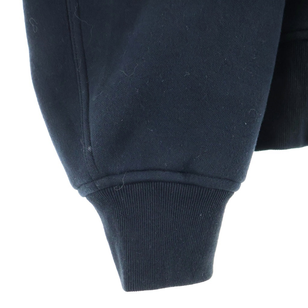 Sacai(サカイ) 25AW Sponge Sweat Blouson スポンジスウェット ジップアップ ジャケット ブルゾン ブラック 25-03790M
