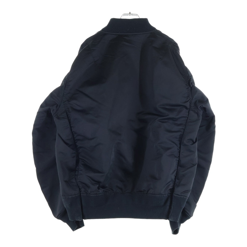 Sacai(サカイ) 24AW MA-1 Nylon Twill Blouson ナイロンツイル ジップアップ ボンバージャケット ブルゾン ブラック SCM-051