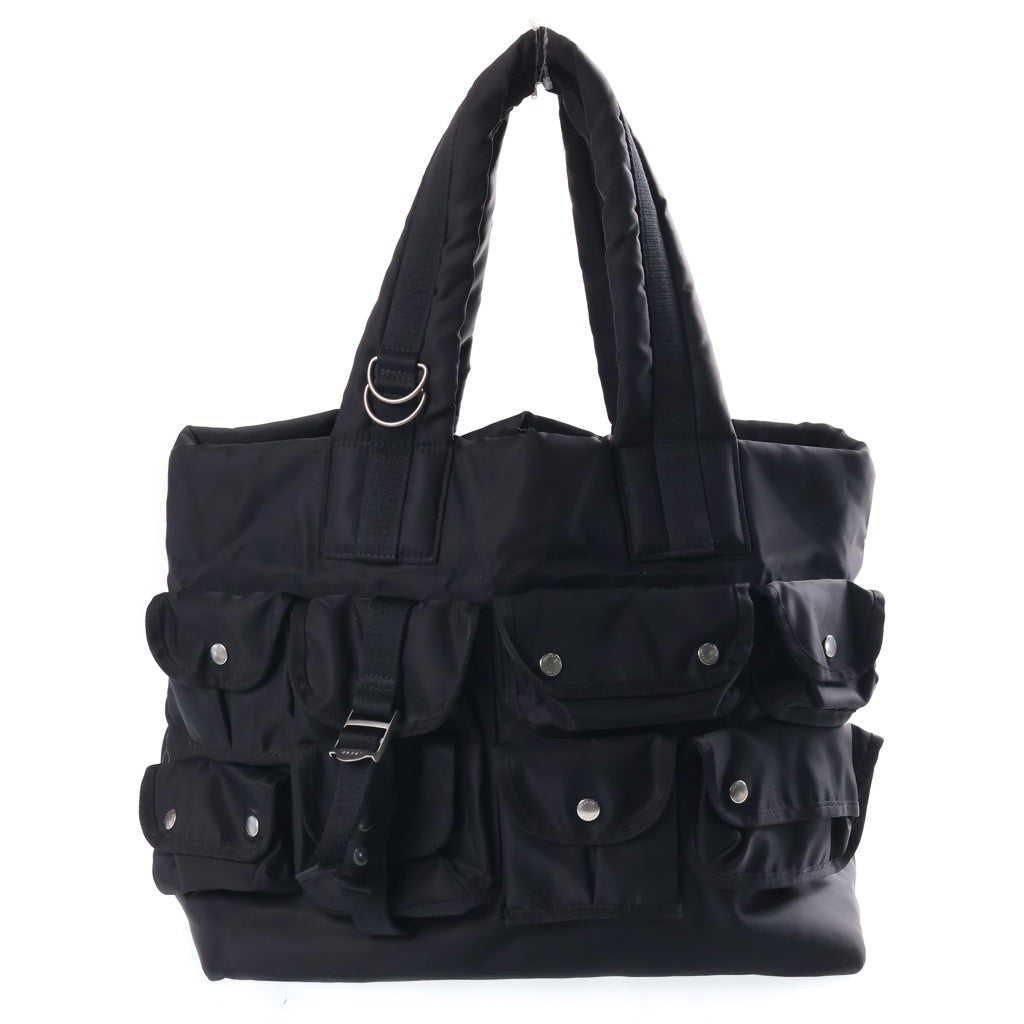 Sacai(サカイ) 26SS Nylon Tote Bag マルチポケット ナイロン トートバッグ ブラック 26-01097S