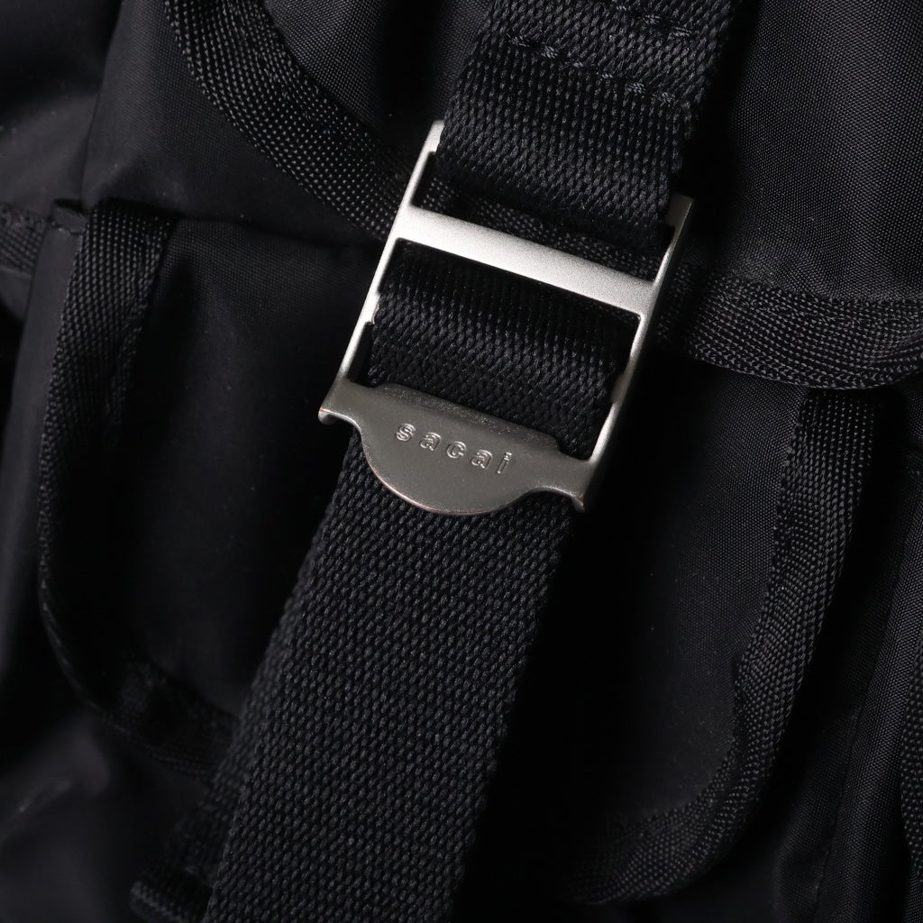 Sacai(サカイ) 26SS Nylon Tote Bag マルチポケット ナイロン トートバッグ ブラック 26-01097S