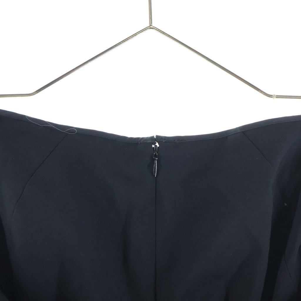 JUNYA WATANABE COMME des GARCONS(ジュンヤワタナベ コムデギャルソン) 03SS バックル シャーリング パラシュート ワンピース ブラック レディース JI-S029 AD2002