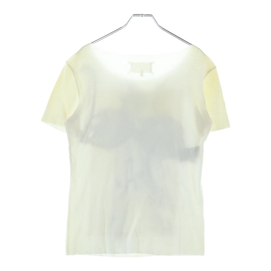 Maison Margiela(メゾンマルジェラ) 転写プリント 半袖Tシャツ カットソー ホワイト レディース S29GC0185 S21059