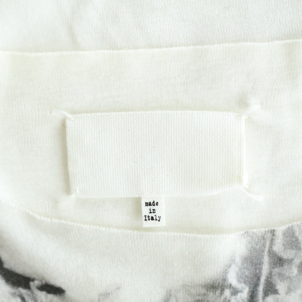 Maison Margiela(メゾンマルジェラ) 転写プリント 半袖Tシャツ カットソー ホワイト レディース S29GC0185 S21059