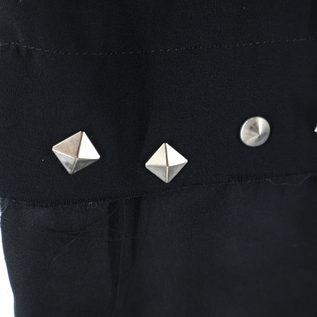 JUNYA WATANABE COMME des GARCONS(ジュンヤワタナベ コムデギャルソン) 03SS スタッズクロス ノースリーブ ワンピース ブラック レディース AD2002 UI-O003