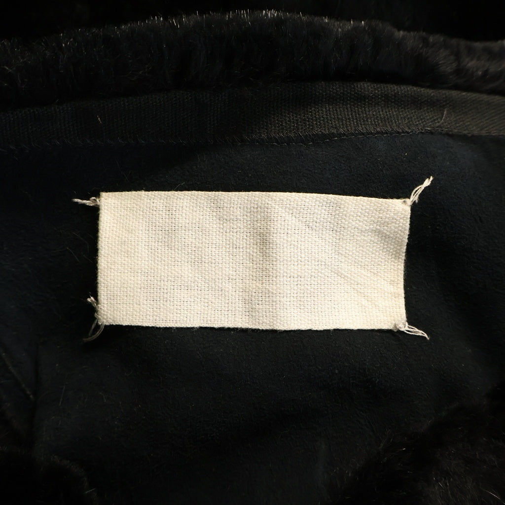 Maison Martin Margiela(メゾンマルタンマルジェラ) 90S Fur Patchwork Skirt 初期白タグ ファーパッチワーク スカート ブラック レディース