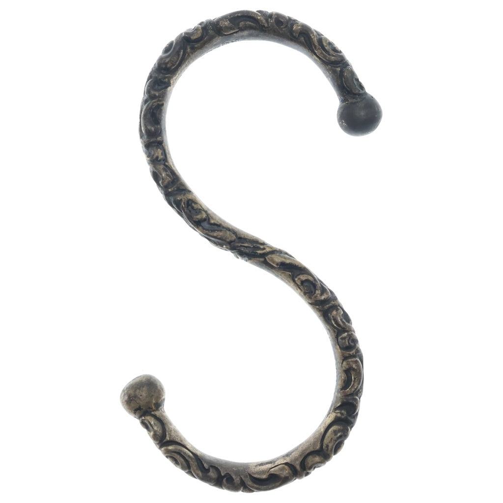CHROME HEARTS(クロムハーツ) スクロールラベル S字フック シルバー
