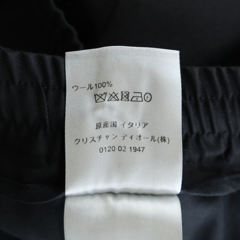 DIOR(ディオール) 21AW バージンウール ツイル テイラード トラックパンツ ブラック 733C139E3226