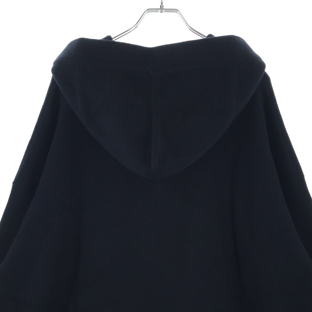 CELINE(セリーヌ) Cashmere Wool Zip Parka カシミア混 ウール ジップアップ ニット パーカー ブラック 2A77O402P