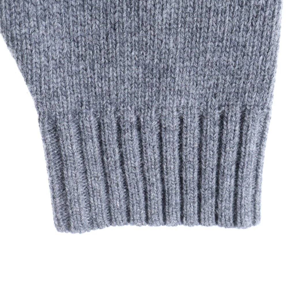 OFF-WHITE(オフホワイト) Logo Knit Sweater ロゴ クルーネックニットセーター ブラック/グレー OMHE048C99KNI001