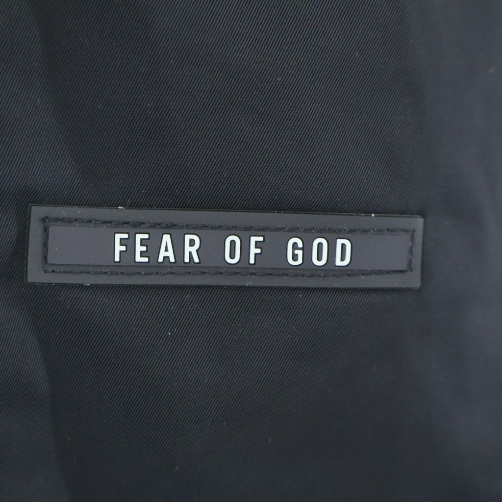 FEAR OF GOD(フィアオブゴッド) SIXTH COLLECTION BAGGY NYLON PANT 6thコレクション ドローコード イージーパンツ バギー ナイロンパンツ ブラック 6S19-4006