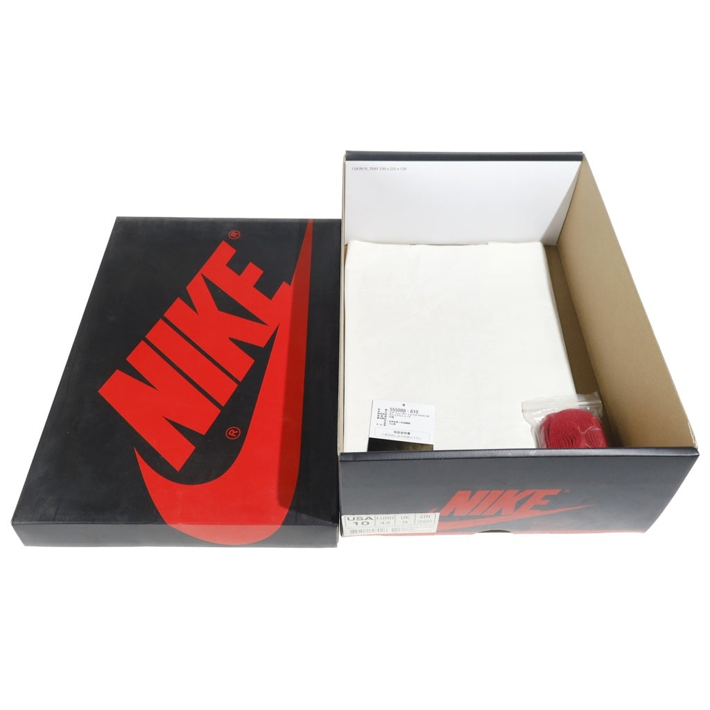 NIKE(ナイキ) AIR JORDAN 1 RETRO HIGH OG エアジョーダン1 レトロ ハイカットスニーカー レッド/ブラック/ホワイト US10/28cm 555088-610