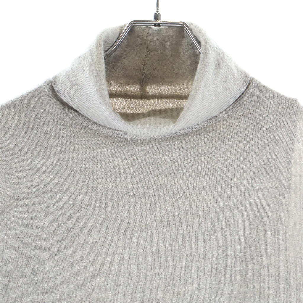 Maison Margiela(メゾンマルジェラ) 11AW ウール ニット タートルネック レイヤード セーター グレー レディース S31HA0435