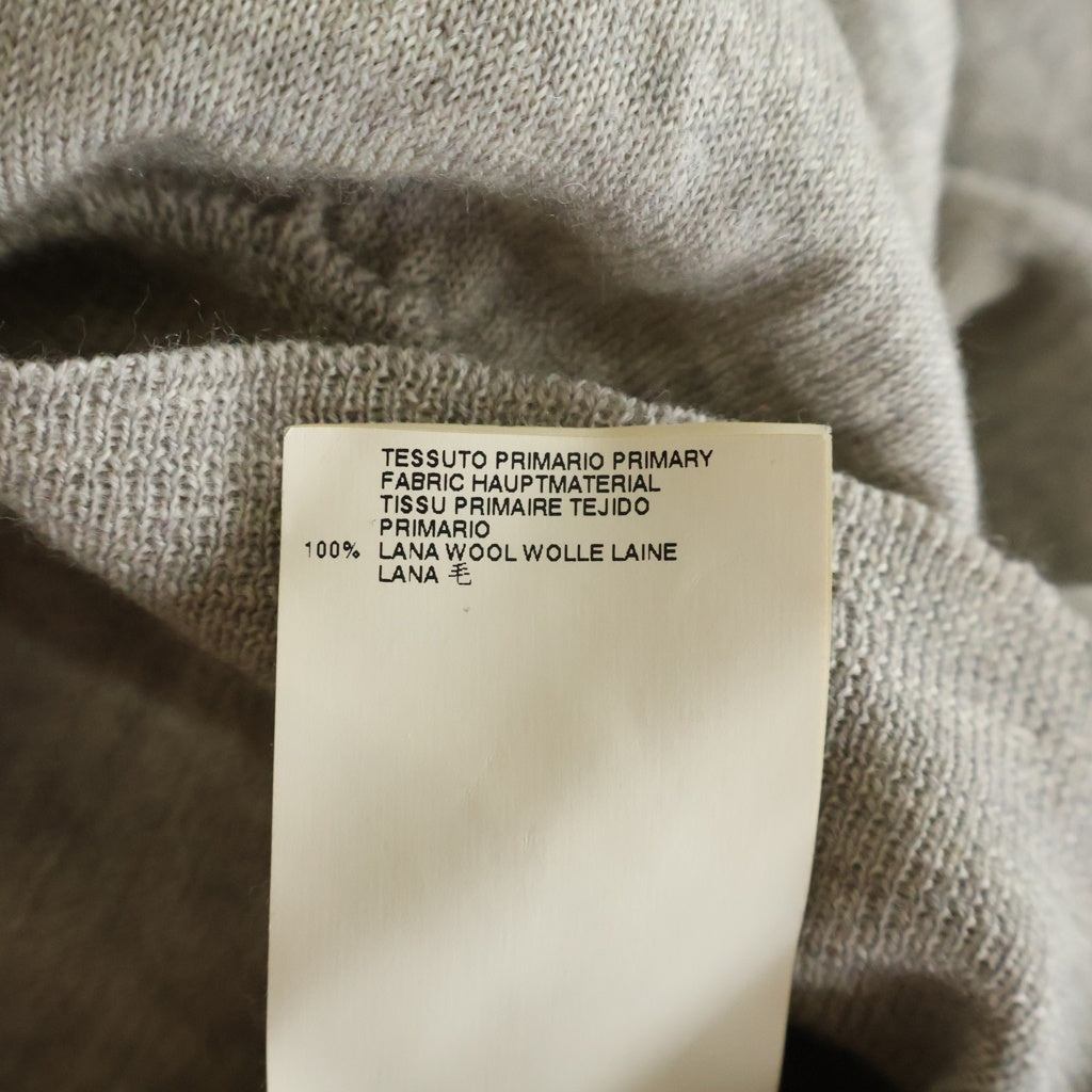 Maison Margiela(メゾンマルジェラ) 11AW ウール ニット タートルネック レイヤード セーター グレー レディース S31HA0435