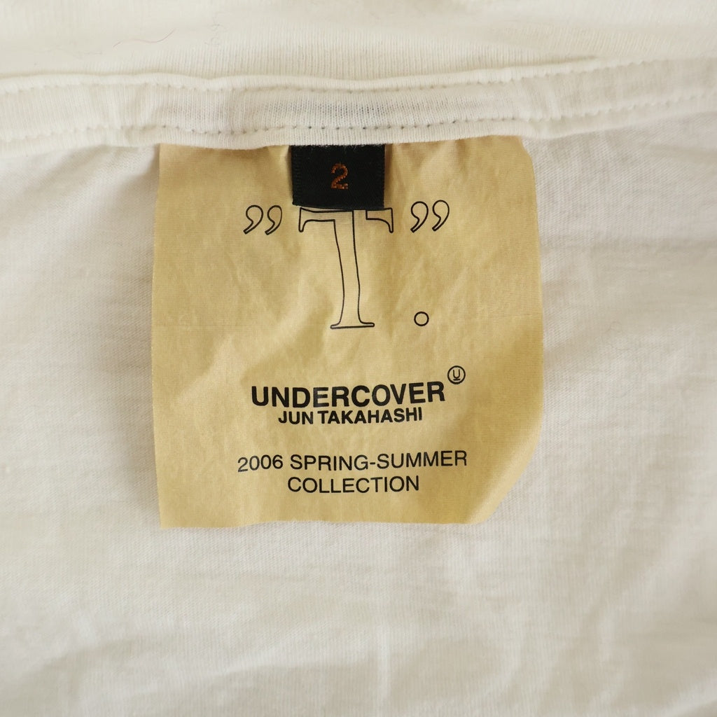 UNDERCOVER(アンダーカバー) 06SS T期 ダメージ加工 再構築 3WAY ロングTシャツ ワンピース スカート ホワイト レディース