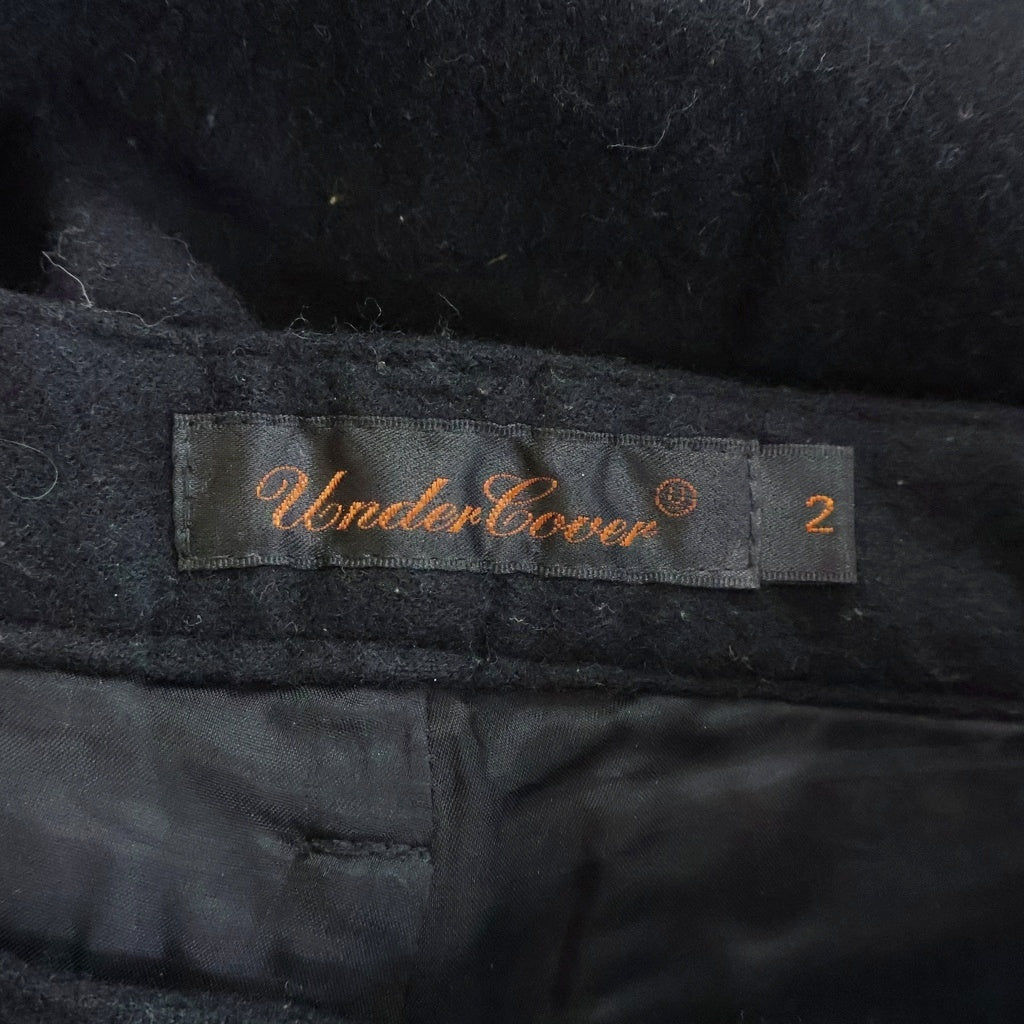 UNDERCOVER(アンダーカバー) 06AW GURUGURU期 ポーチ付き 再構築 ウール テーパードパンツ ブラック 6A39-P5